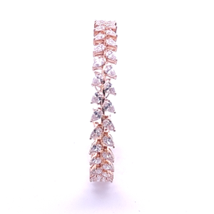 Aroha Creative Diamonds Simulants Pears Bangl