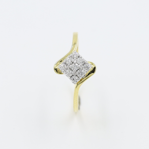 14kt Yellow Gold Fancy Diamond Ring