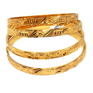 One gram gold forming bangles mga - gf0024