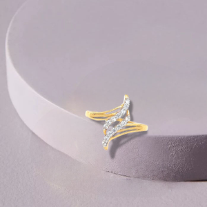 Modern Delicate Gold Ring