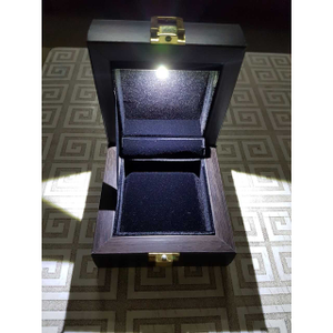 LED wooden jewellery box