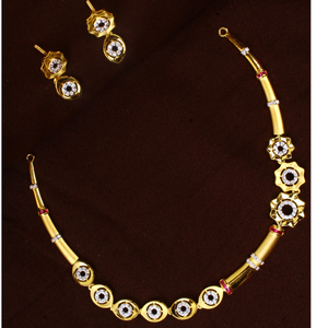 gold fashionable diamond Necklace set  30
