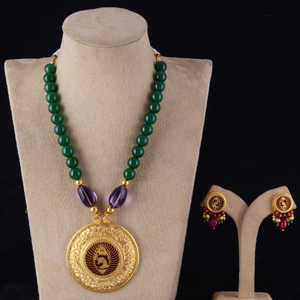 Nakshi Fusion Unique Moti Necklace Set