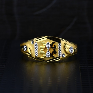 22 carat gold plain casting gents rings RH-GR