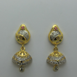 916 fancy cz gold jummar tops