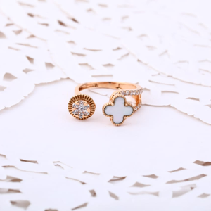 18KT Rose Gold Gorgeous Ladies Ring RLR871