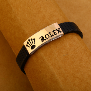 18KT CZ Rose Gold Hallmark Stylish Mens Brace