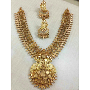 916 Yellow Gold Designer Necklace Set