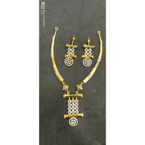 22K Ladies Fancy Necklace Designer Set - 5670