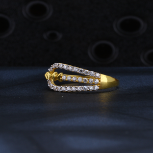 22CT CZ Gold Hallmark Fancy Women's Ring LR13
