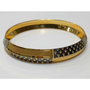 22k Gents Fancy Punjabi Kada G-4901