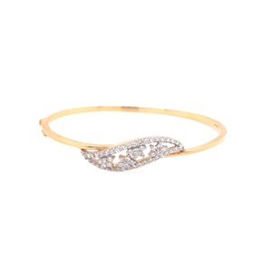 criss Cross studded diamond bracelet