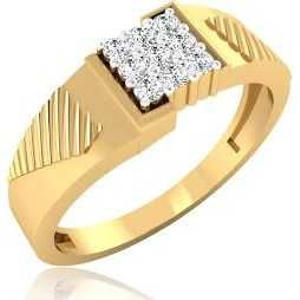 Gold Diamond Modern Designer Ring