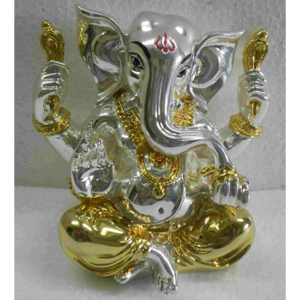 2(Two) Tone,Silver Good,Ganga Jamna Ganpatiji