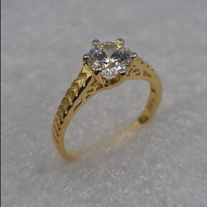 18Kt Gold Ring For Daily Wear