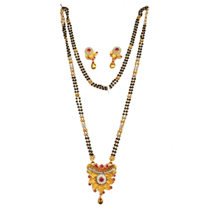 One gram gold forming mangalsutra mga - mse01