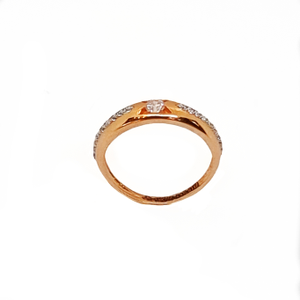 18K Rose Gold Diamond Ring - LRG1514