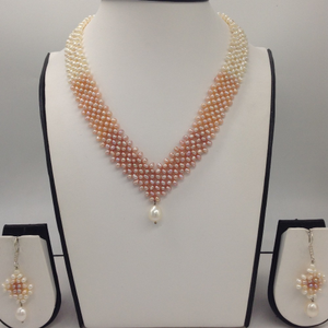 Multicolour Shaded&nbsp;Seed&nbsp;Pearls "V&quot