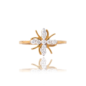 916 Gold Excusive Diamond Ring