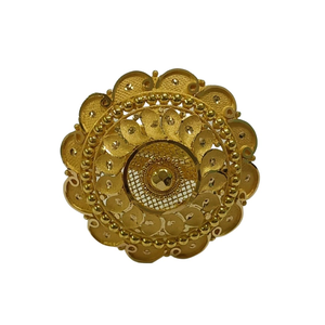 22K Gold Loopy Bends Ladies Ring LR5788