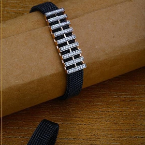 Rose Gold Gents Leather Brasclet RH-RSB46