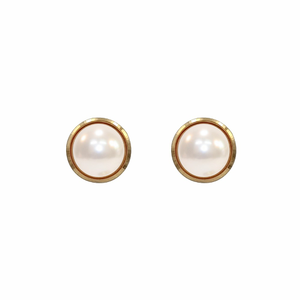 Pearl Circle 22k Gold Tops