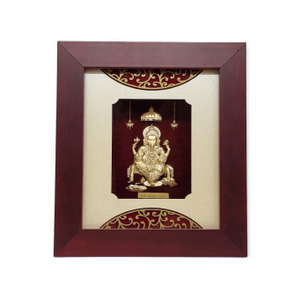 24 kt gold ganeshji frame