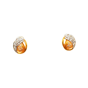 22K Gold Modern Earrings MGA - BTG0232