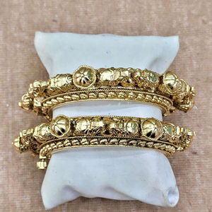 Gold Polish Contemporary Design Kada