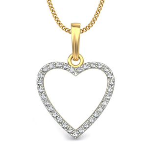 charming heart pendant