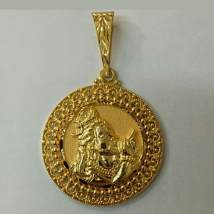 916 gold gent's shankar bhagavan pendant