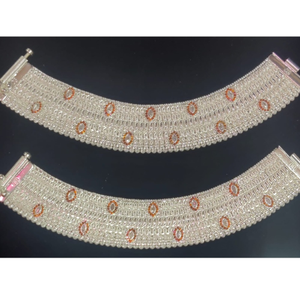 925 silver fancy broad payal