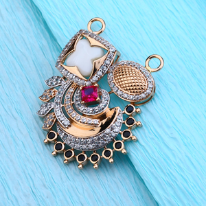 18KT Rose Gold  Exclusive CZ Mangalsutra Pend