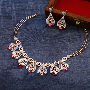 750 Rose Gold Necklace Set RN89