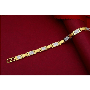22kt gold casting CZ Gents bracelet RH-GB999