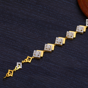 Ladies 22K Cz Gold Lucky-LB167