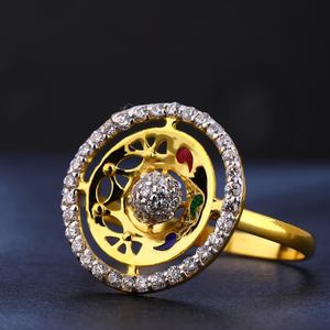22kt gold hallmark  delicate women's  ring lr