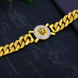 Men's exclusive 22k lion casting bracelet- mc