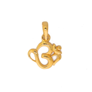 22k Yellow Gold Special Om Pendant