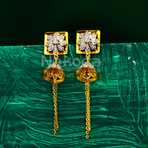 22CT Gold Ladies Stylish Jhummar Earring LJE4