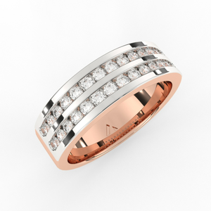 Half Eternity Diamond Wedding Band