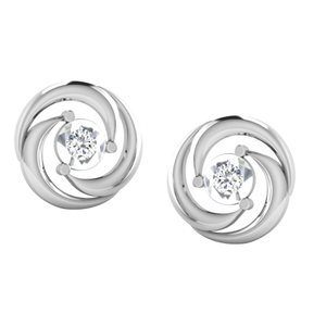 round diamond    studs