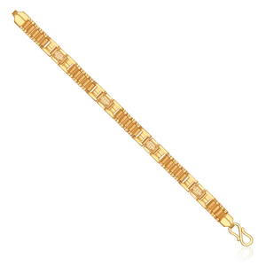 14 k yellow gold designer bracelet