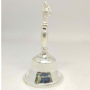 Silver Ghanti /  pooja bell  For Home Temple 