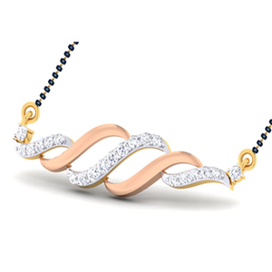 Gold Diamond Mangalsutra