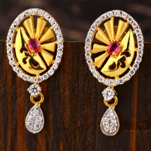 22 carat gold ladies earrings RH-LE869