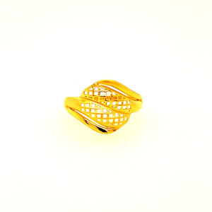 22k Gold Plain Net Ring