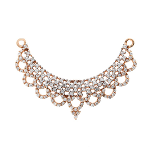 Delightful rose gold pendant