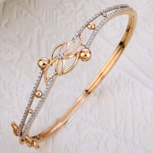 20 carat rose gold ladies kada bracelet RH-LB