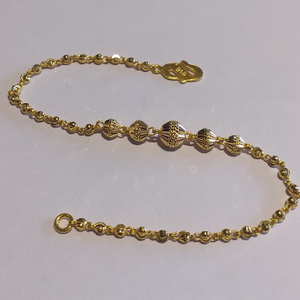 91.6 gold Signal line ladies Vertical bracele